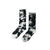 Black and White Tie Dye Socks Comfortable Fit