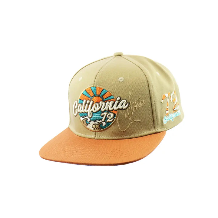 California Embroidered Snapback Hat