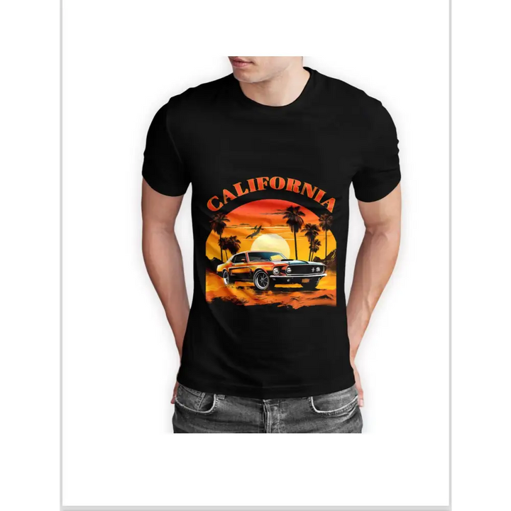 California Half Sleeve T-shirt - Comfortable, Stylish, and Breathable