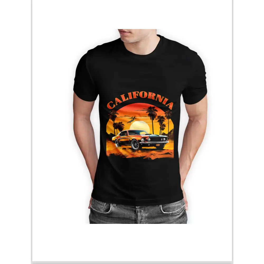 California Half Sleeve T-shirt - Comfortable, Stylish, and Breathable