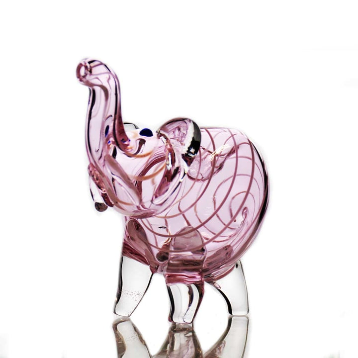 Pink Tube Elephant Hand Pipe For Smoking