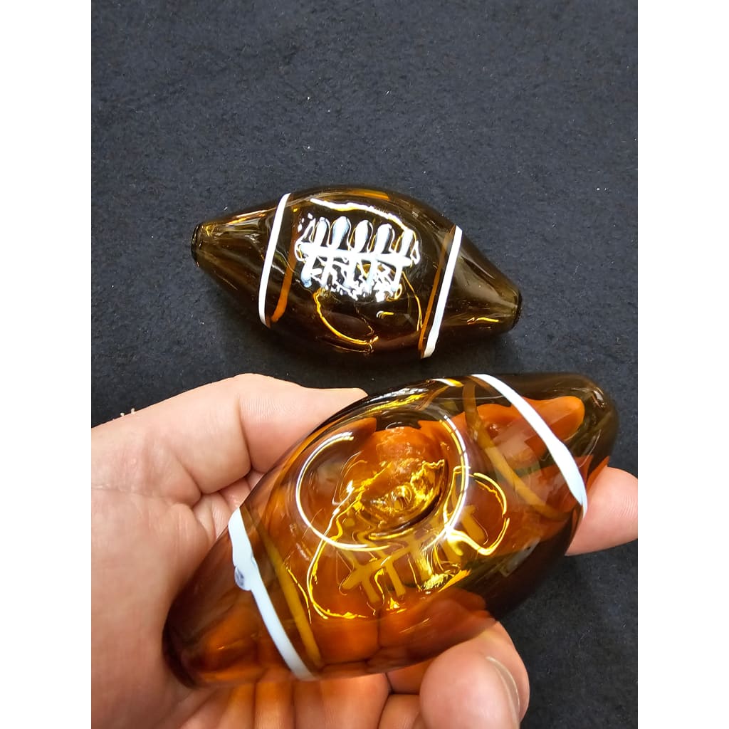 Football-themed Glass Handpipe For Game Days