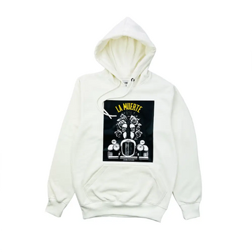 La Muerte Hoodie Luxury Polyester with Intricate Silk Screen Design