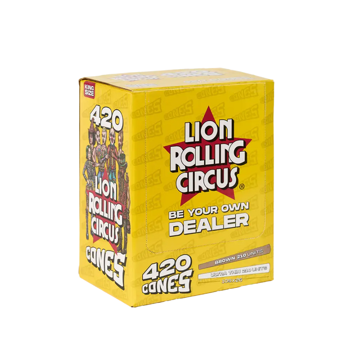 Lion Rolling Circus Bulk Cones 420 Mixed Paper Edition