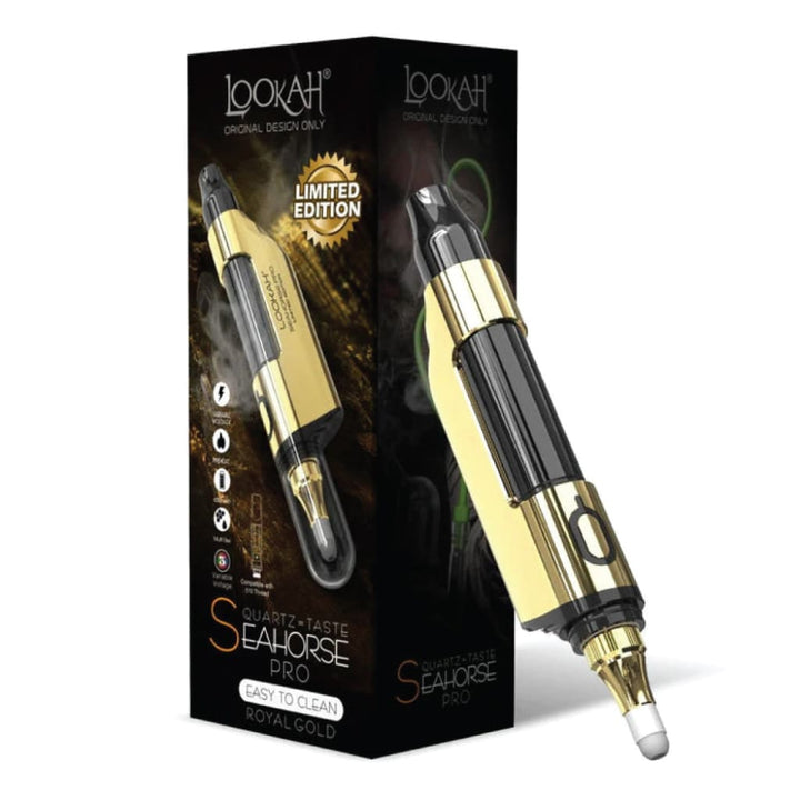 Lookah Seahorse Pro Wax Pen With Quartz Coil Compatibility