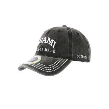 Miami Original Cotton Buckle Hat - Stylish, Comfortable, Adjustable Fit