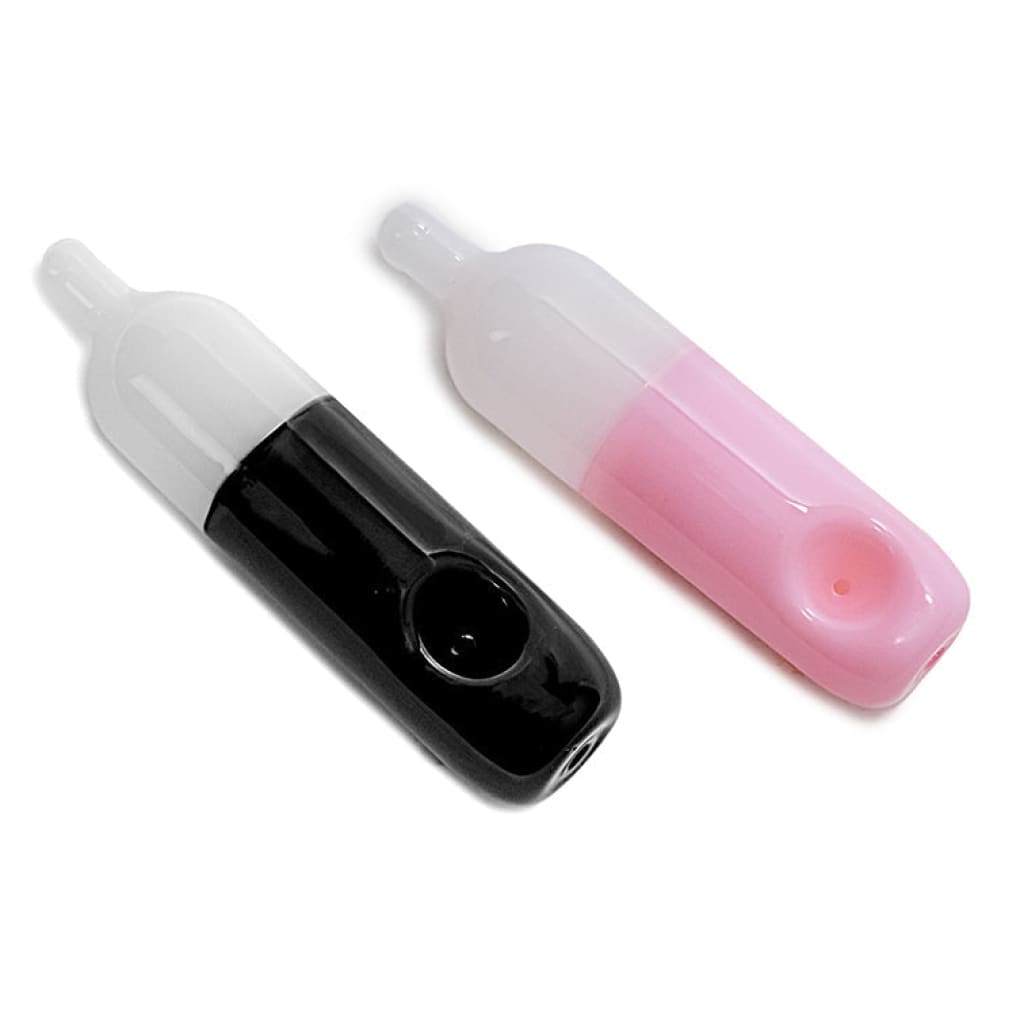 Milky Color Disposable Vape-shaped Glass Pipe