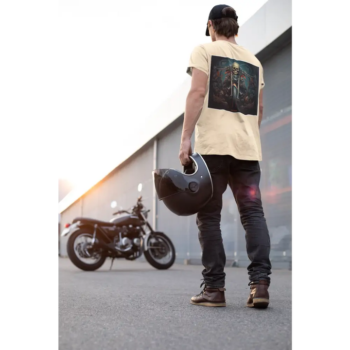 Off-white Rider’s Half Sleeve T-shirt Soft Cotton Blend