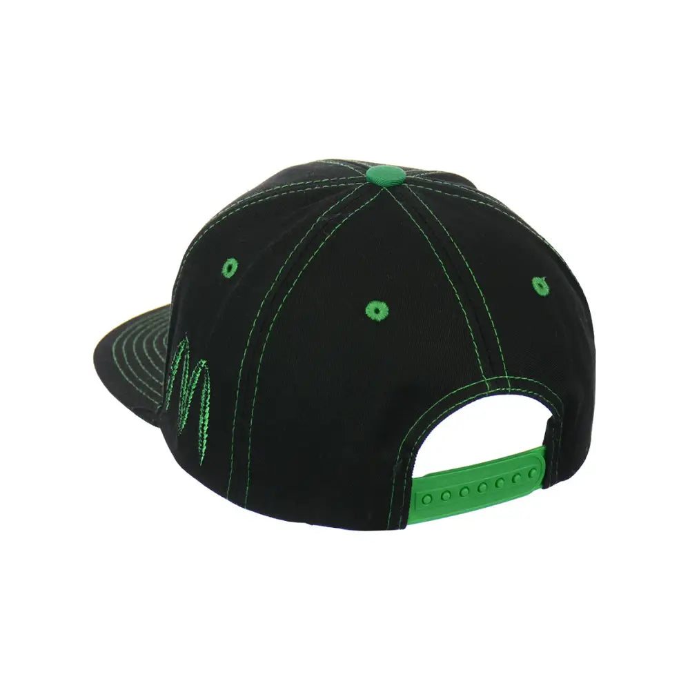 ORGANIC LEAF Embroidered Snapback Hat 100% Cotton