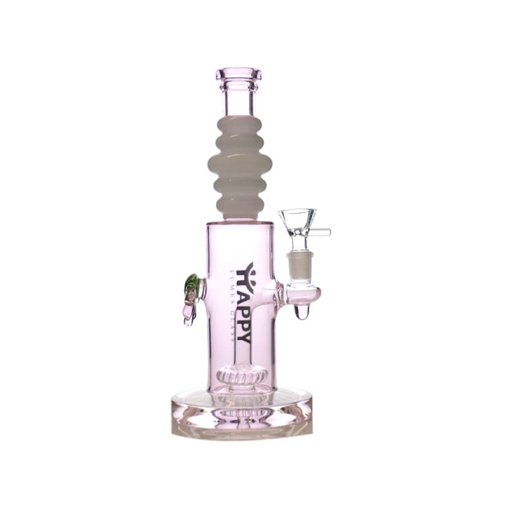 Pink Glass Locket Bong With 14mm Male Bowl