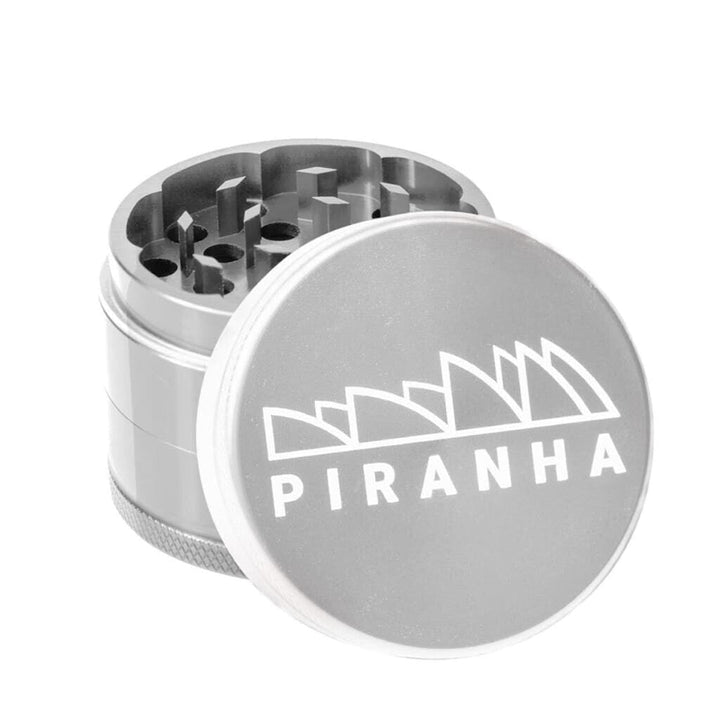 Piranha Aluminum 3-piece Grinder With Razor-sharp Teeth