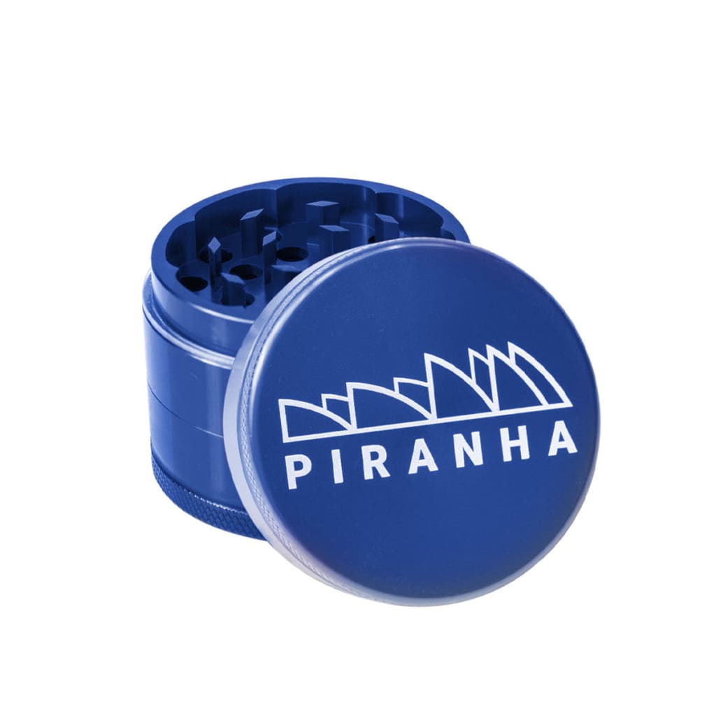 Piranha Aluminum Grinder With Razor-sharp Teeth And Storage