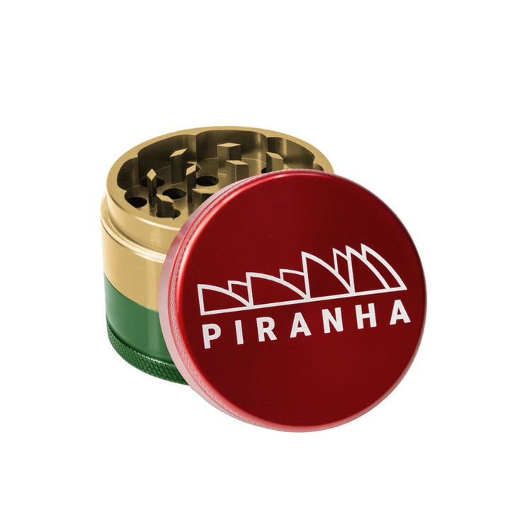 Piranha Aluminum Grinder With Razor-sharp Teeth And Storage