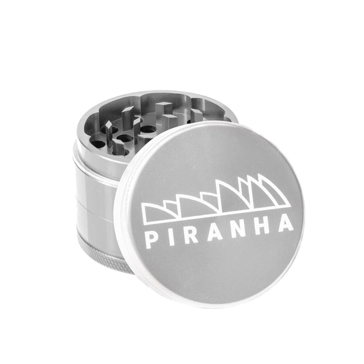 Piranha Aluminum Grinder With Razor-sharp Teeth And Storage