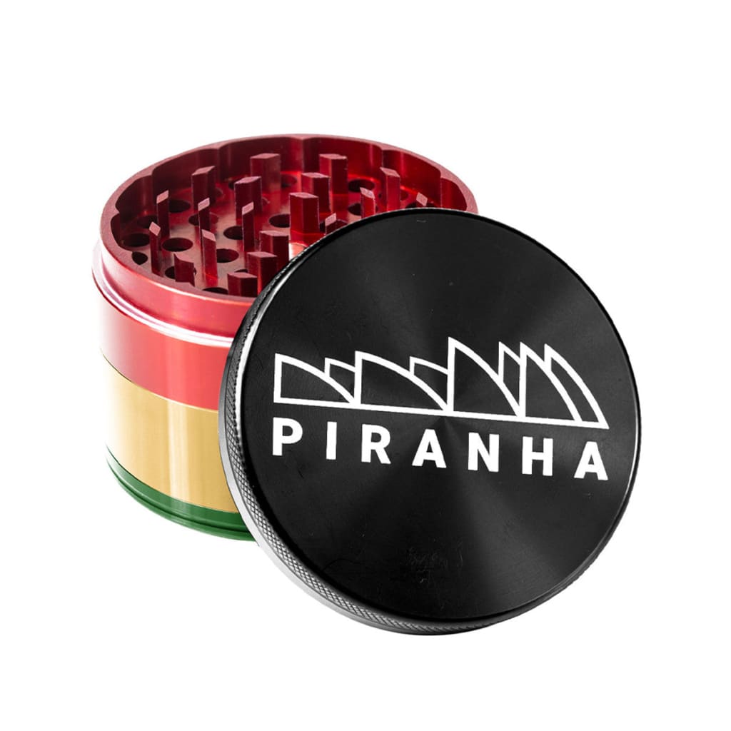 PIRANHA, ALUMINUM 4 PIECE GRINDER, 2.2IN 56MM