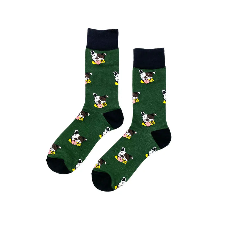 PIT BULL TERRIER Socks Fits All, 70% Cotton, 25% Spandex, 5% Elastic