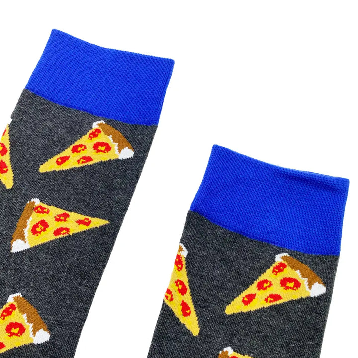 PIZZA Socks Fits All, 70% Cotton, 25% Spandex, 5% Elastic