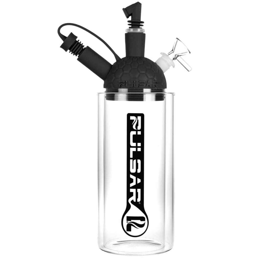 Gravity Water Pipe from Pulsar Rip Series with Bpa-free Silicone Topper