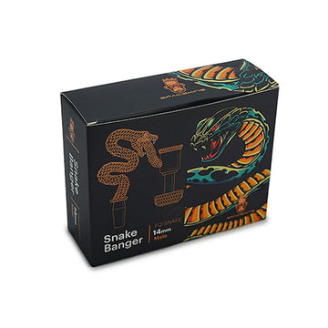 Space King Snake Banger Set Unique Snake Shape for Dabbing