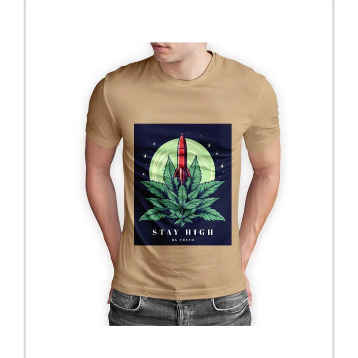 Stay High Half Sleeve T-shirt for Comfort and Style