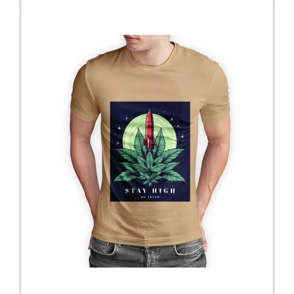 Stay High Half Sleeve T-shirt for Comfort and Style