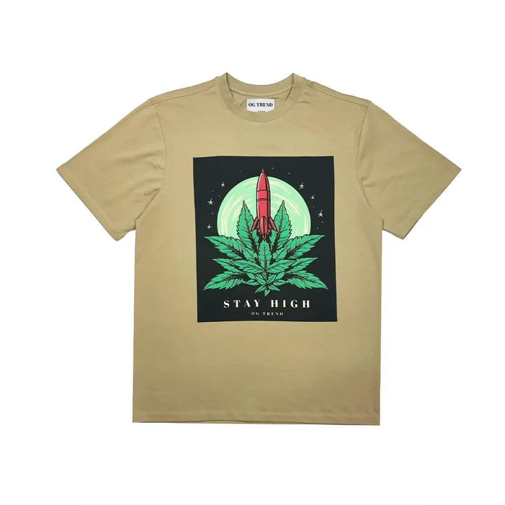 Stay High Half Sleeve T-shirt for Comfort and Style