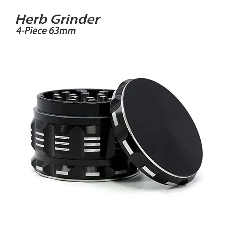 Waxmaid 4-piece Polygon Herb Grinder Aluminum Alloy Durable 63mm