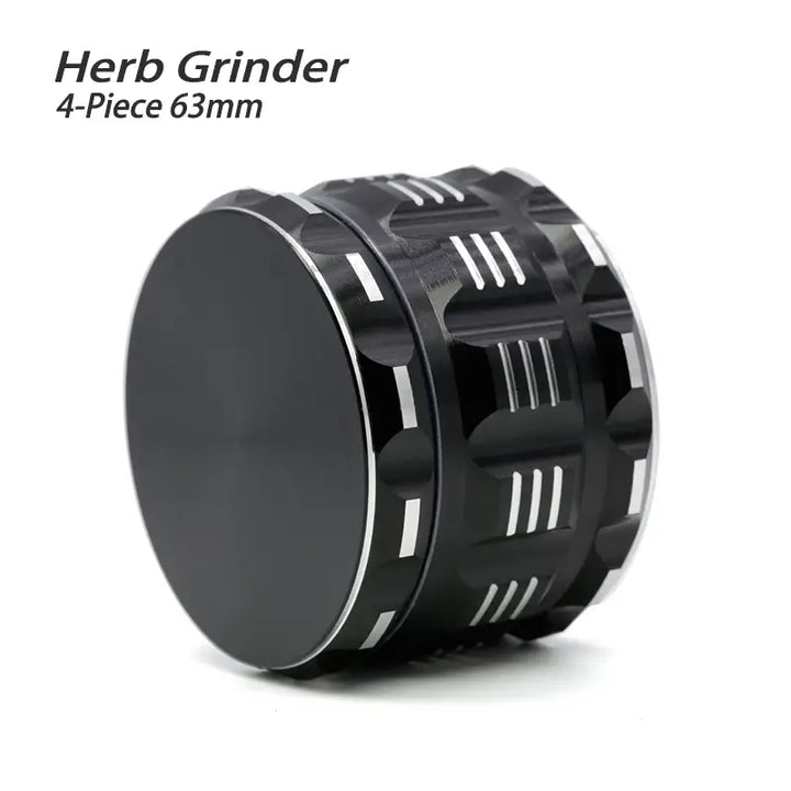 Waxmaid 4-piece Polygon Herb Grinder Aluminum Alloy Durable 63mm