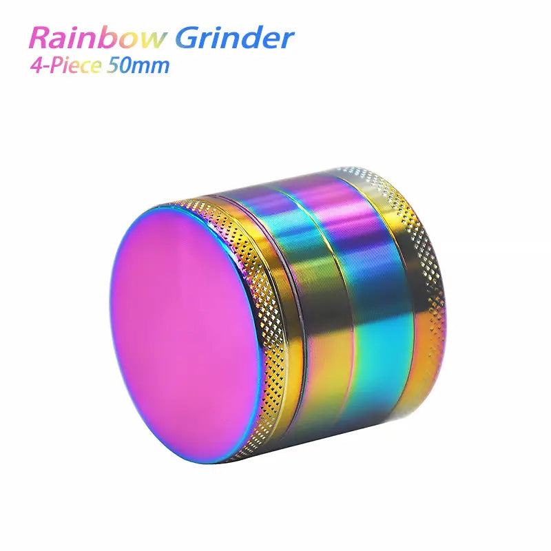 Waxmaid 4-piece Rainbow Dry Herb Grinder Aluminum Alloy Design