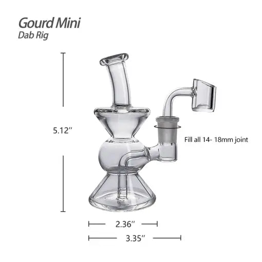 Waxmaid 5.12‘’ Gourd Mini Dab Rig