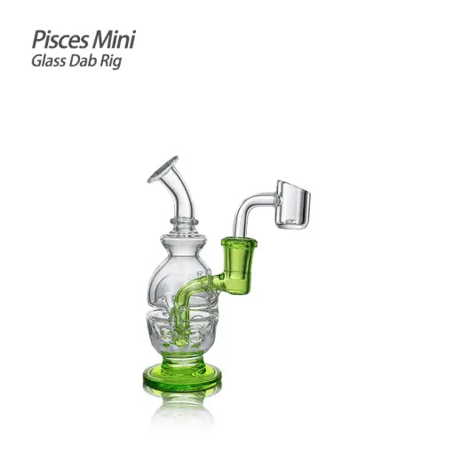 Waxmaid 5.27″ Pisces Mini Glass Dab Rig