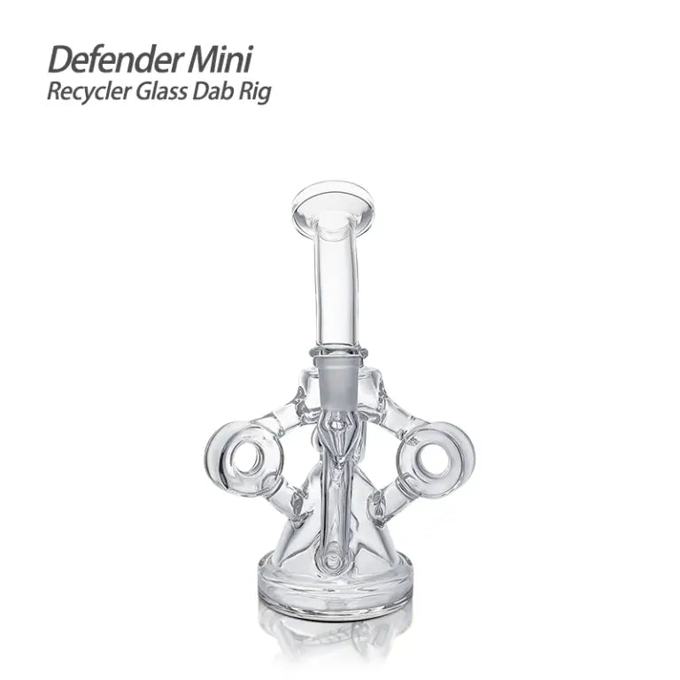 Defender Mini Glass Dab Rig for Smooth Hits and Durability