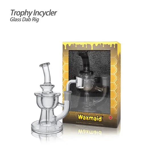 Waxmaid 6.38″ Trophy Incycler Glass Dab Rig