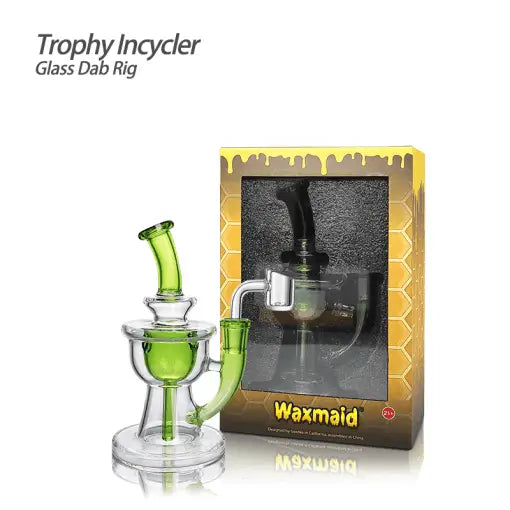 Waxmaid 6.38″ Trophy Incycler Glass Dab Rig