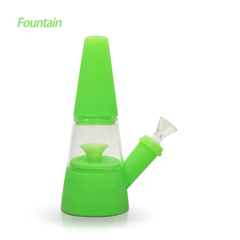 Waxmaid Fountain Silicone Glass Water Pipe for Smooth Hits