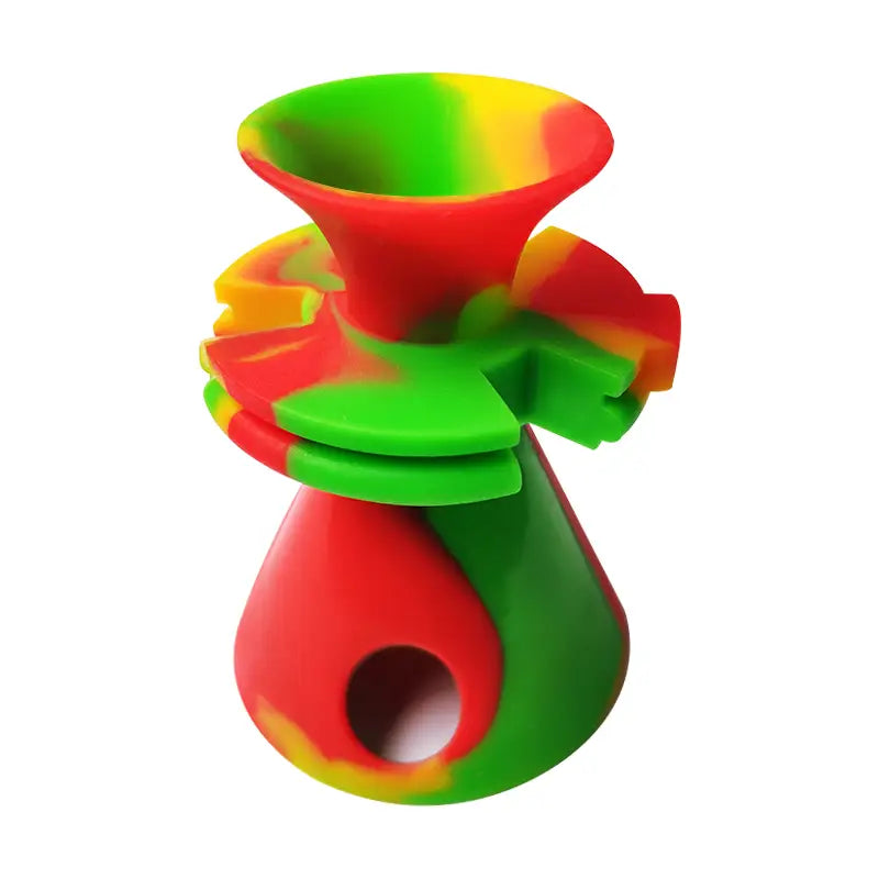 Waxmaid Fountain Silicone Glass Water Pipe for Smooth Hits