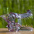 Wolf Head Water Pipe With Opal Eyes And Pelican Case