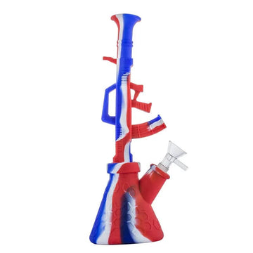 11.4" 2-in-1 Silicone Gun Bong/Nectar Collector