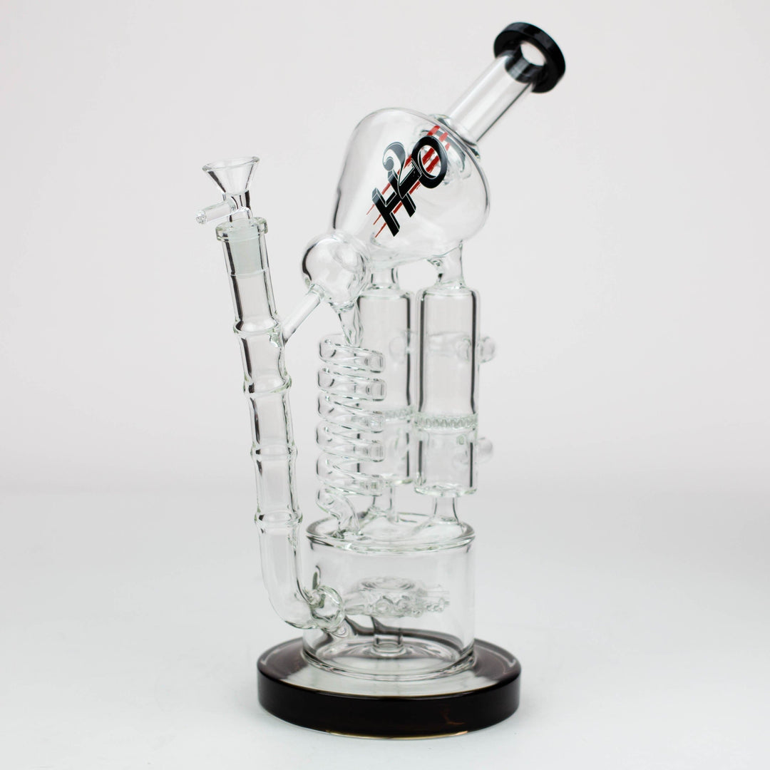 H2O Coil Glass water recycle pipes 12"_3