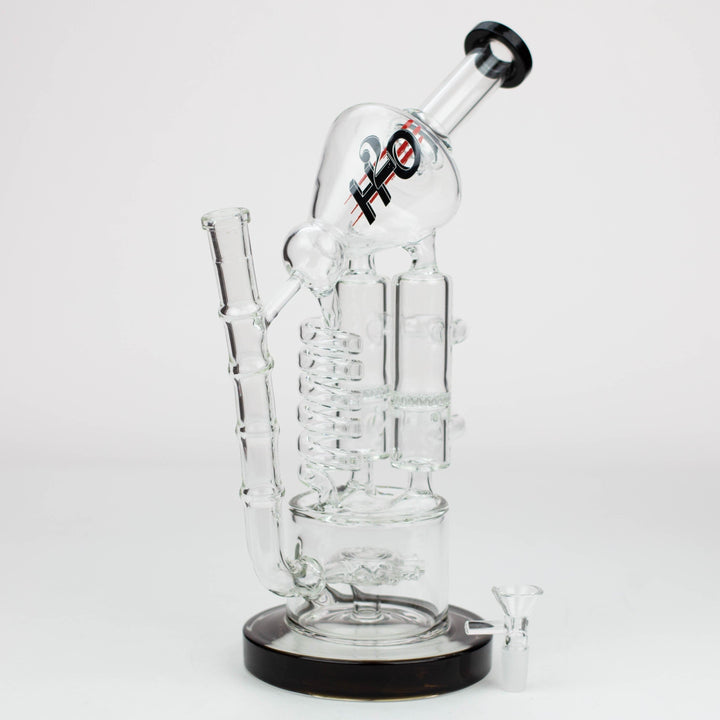 H2O Coil Glass water recycle pipes 12"_2