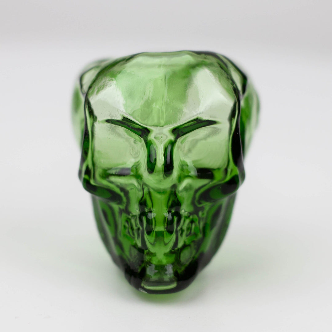 GLASS PIPE-SKULL 5"_6