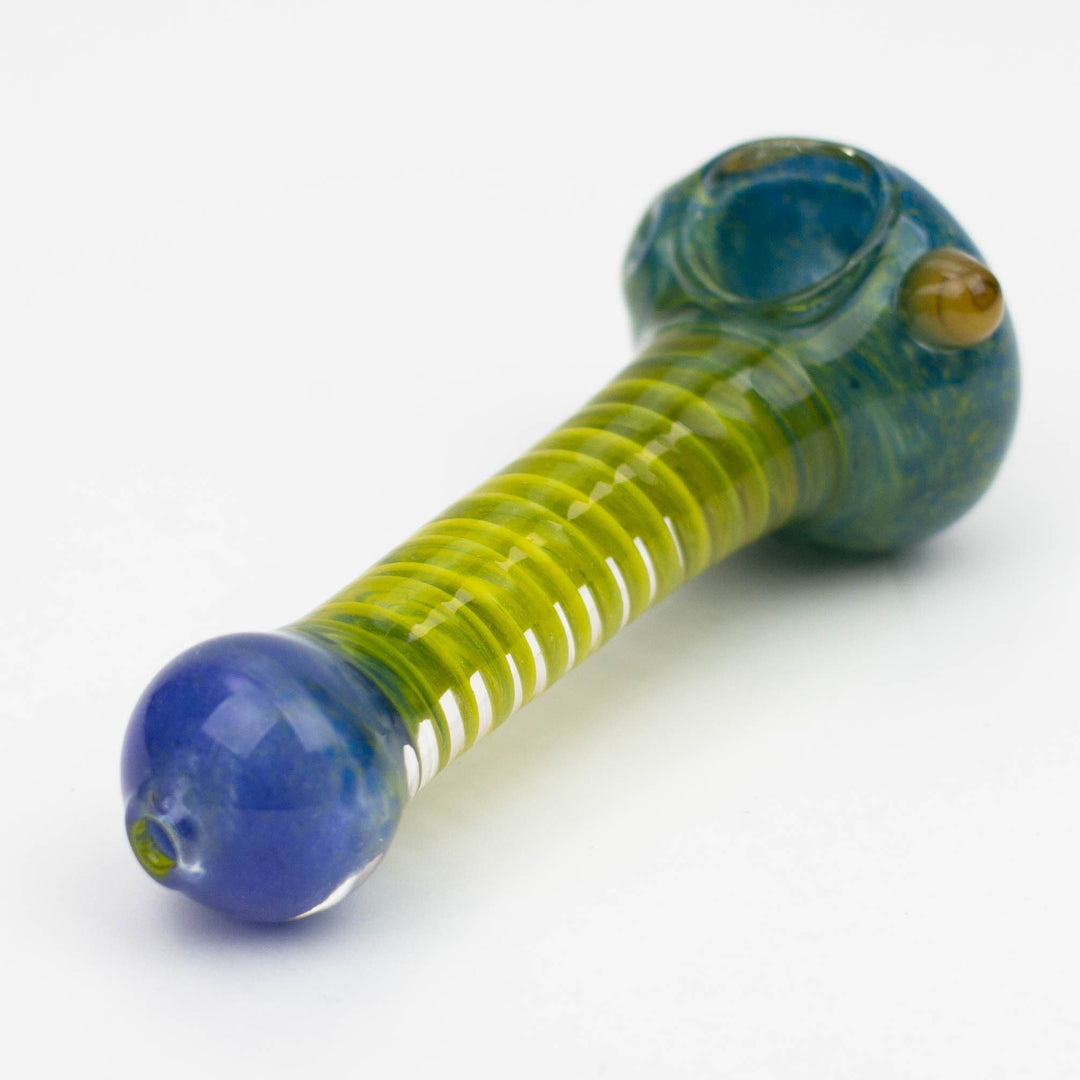 Soft glass hand pipe 4.5"_2