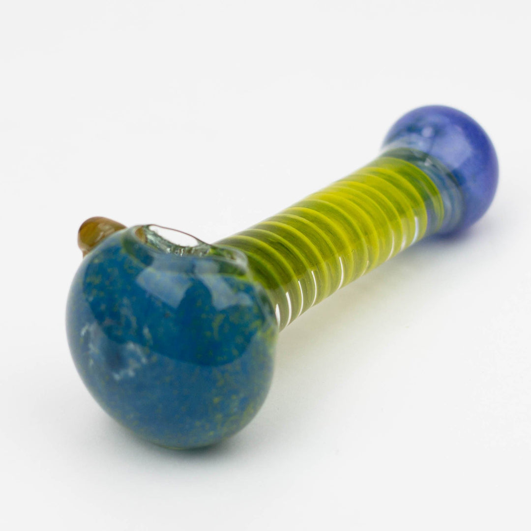 Soft glass hand pipe 4.5"_3