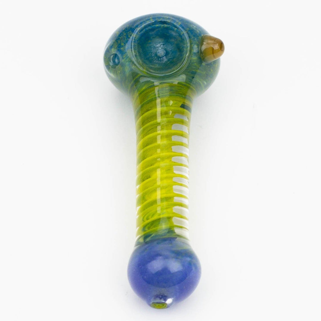 Soft glass hand pipe 4.5"_5