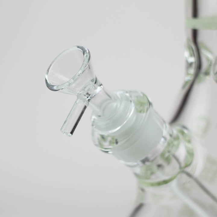 Luxury Pattern glow in the dark 7mm glass beaker pipes_6