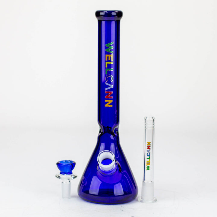 WellCann 12" Color beaker glass water pipes_3