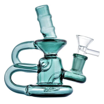 5" Mini Glass Recycler Dab Rig