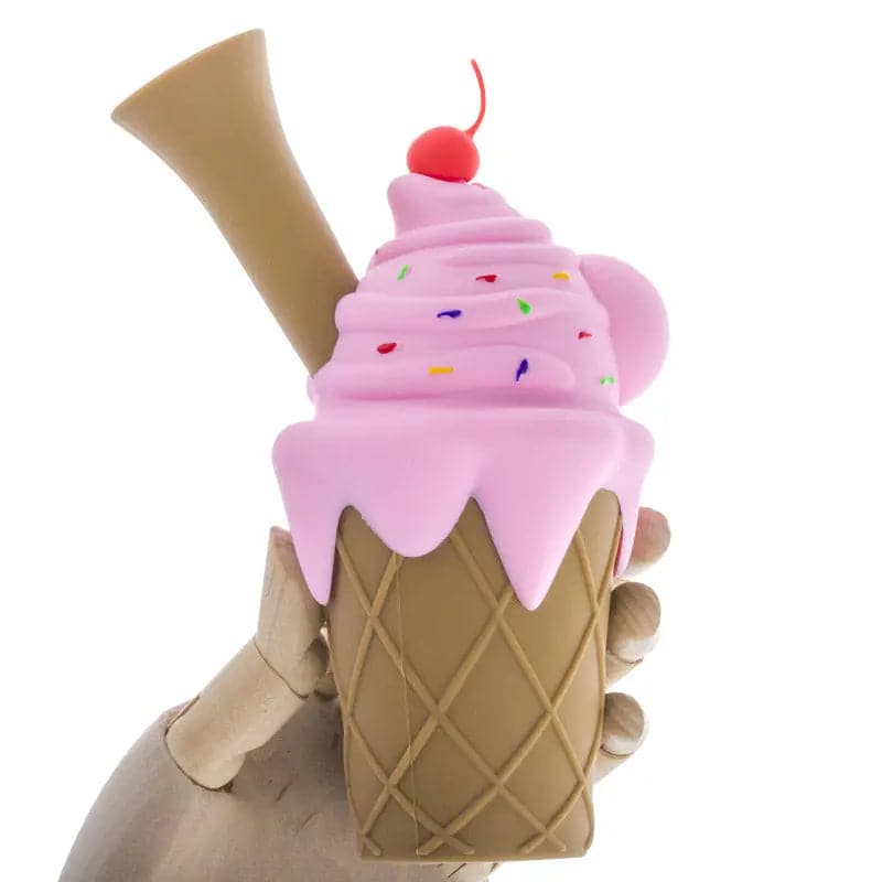 6" Ice Cream Silicone Dab Rig