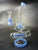 9" Cube Glass Recycler Dab Rig