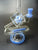 9" Cube Glass Recycler Dab Rig